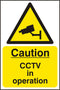 Scan Warning CCTV Cameras In Operation sign - SAV 200 x 300m
