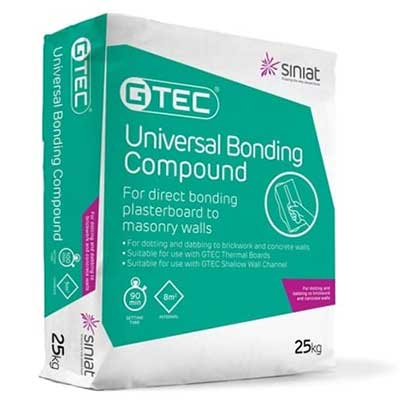 GTEC Siniat Dri-wall Board adhesive Bonding Compound 25k