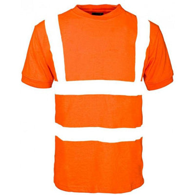 Hi-Vis Air Tech T Shirt Orange Small