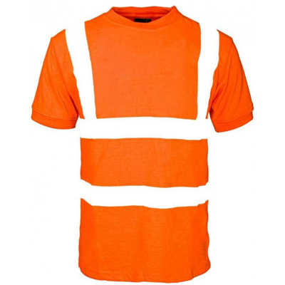 Hi-Vis Air Tech T Shirt Orange Medium