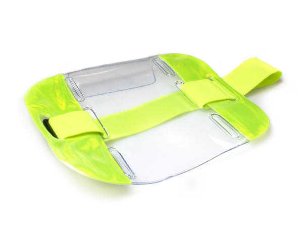 SIA Security Hi-Vis ID Armband Badge Holder Yellow