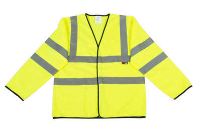 Hi-Vis Vest Long Sleeve Yellow Medium