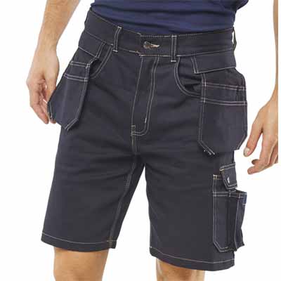 Grantham Multipocket Shorts Navy 46