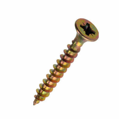 Forgefix Multi-Purpose 3.5 x 35mm Countersunk Pozi Screws YZ