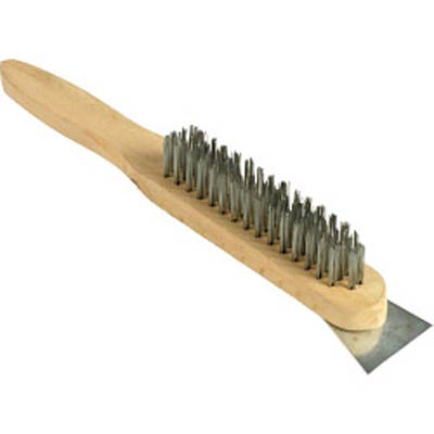 SupaDec Wire Brush and Scraper 4 Row