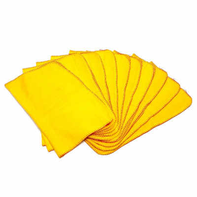 Yellow Dusters 25 x 30cm 15 per pack