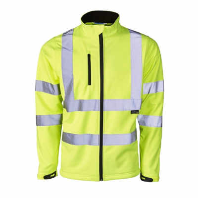 Hi-Vis Softshell Jacket Yellow Medium