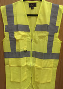 Fred Seigle Hi-Vis ID Vest Yellow Small