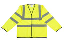 Hi-Vis Vest Long Sleeve Yellow Large