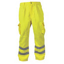 Hi-Vis Polycotton Trousers Yellow 32R