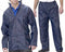 Weatherproof Suit Jacket and Trousers Navy / Black Large