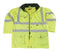 Blackrock Highland Outer Hi-Vis Coat Jacket Yellow Large