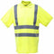 Fred Seigle Hi-Vis Cotton Polo Short Sleeve Yellow Large