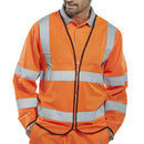 Hi-Vis Vest Flame Retardant Long Sleeve Orange XL