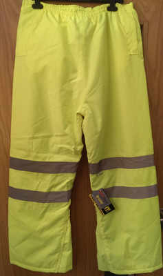 Hi-Vis Padded Overpants Yellow 3XL