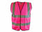 Hi-Vis Vest Adult Pink Large