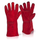 Click 2000 Welders Gauntlet Glove 14in Red CAT 2