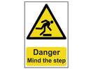Danger Mind the step - PVC 200 x 300mm