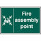 Fire Assembly Point Sign 200x300mm