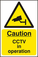 Scan Warning CCTV Cameras In Operation sign - SAV 200 x 300m