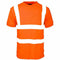 Hi-Vis Air Tech T Shirt Orange 4XL