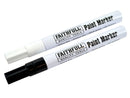 Faithfull Paint Marker Pen Black & White Pack of 2