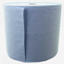 Blue Roll Wiper 2 ply 18.5cm